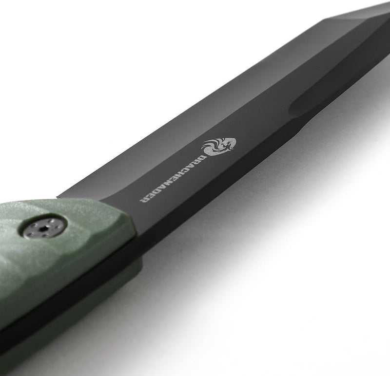 DRACHENADER XR-B01-FT Tanto Knife Survival Fulltang Outdoor fixed blade Knife 5mm thick steel with ABS Sheath - Image 5